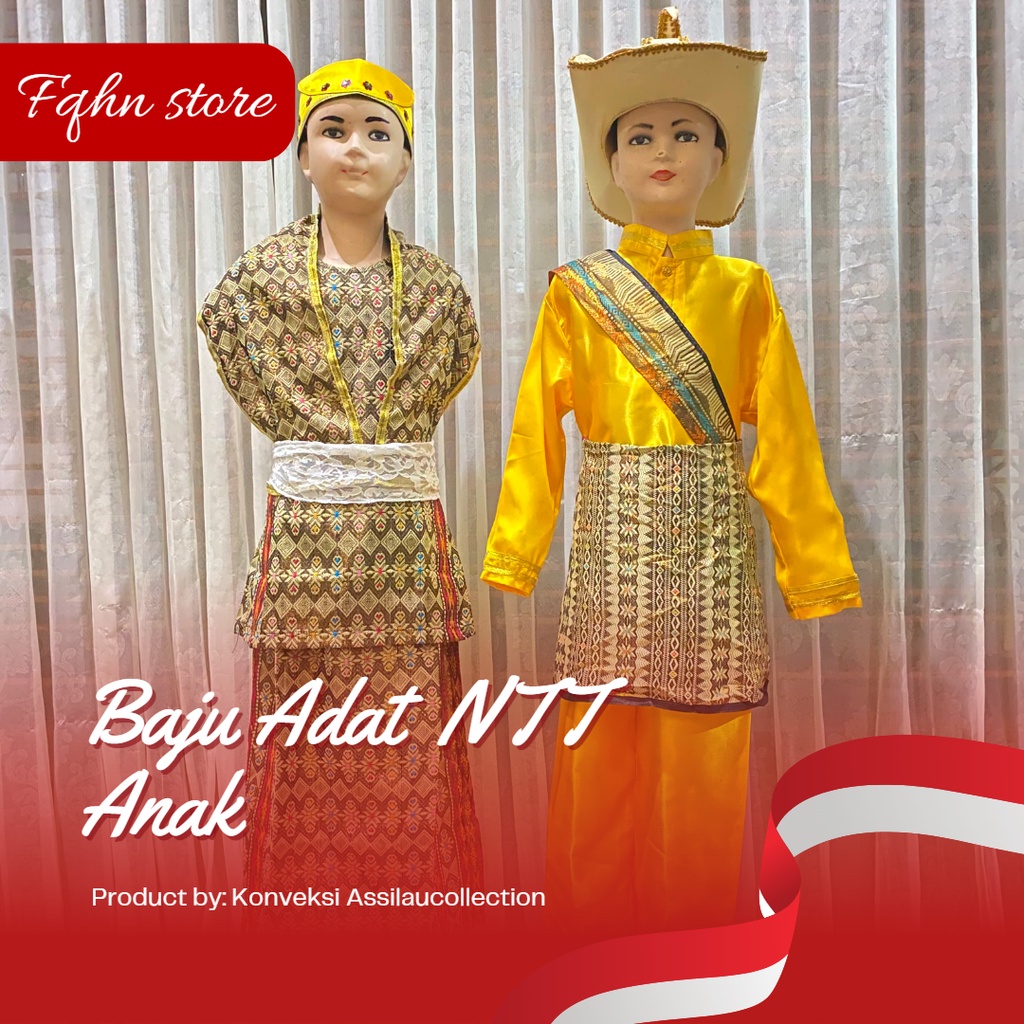 baju adat anak NTT satuan (Laki/Cewek)