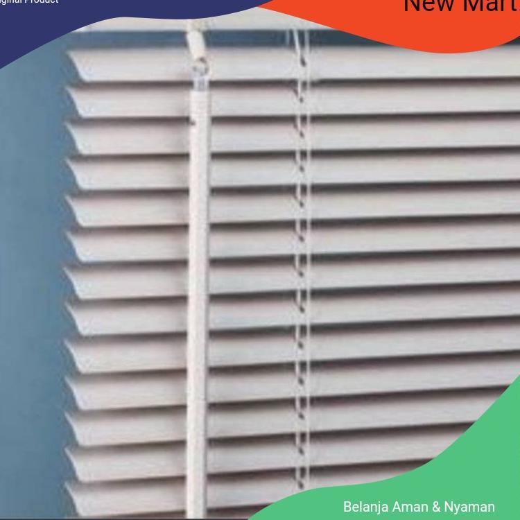 ☃ TIRAI GULUNG PVC JENDELA 60 X 180 CM KRIS VENETIAN BLIND GORDEN Lebar 60 X panjang 180 CM ←