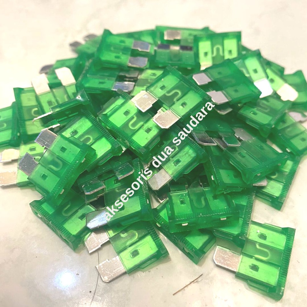 Sikring Fuse DX Tancap Besar 10A ,15A, 30A MINI Untuk Mobil Motor ECERAN 1 Pcs