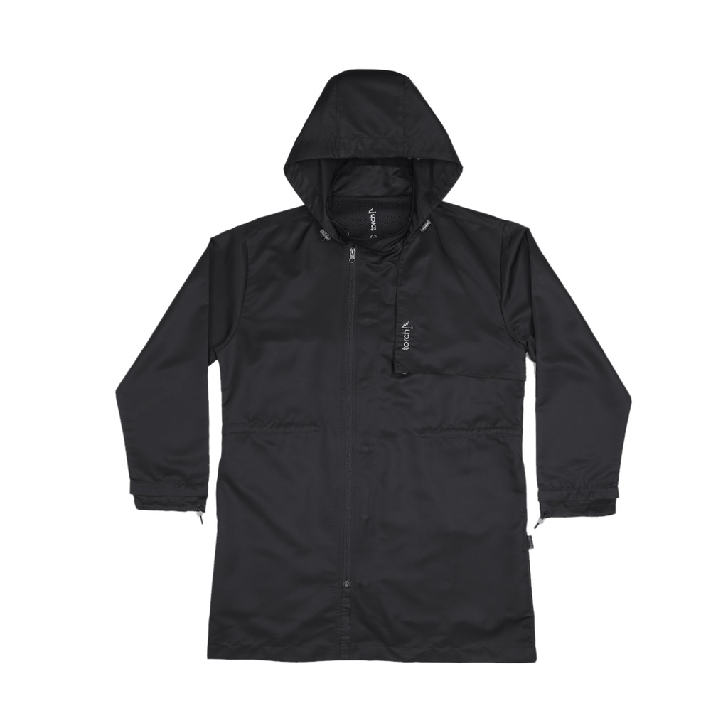TORCH Parka Jacket Casual - Jaket Parka Mujin Gamer Black