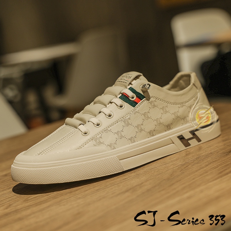 [OOS] Sepatu Sneakers Casual Pria Bisa Formal maupun Non Formal Kualitas Import Premium -353