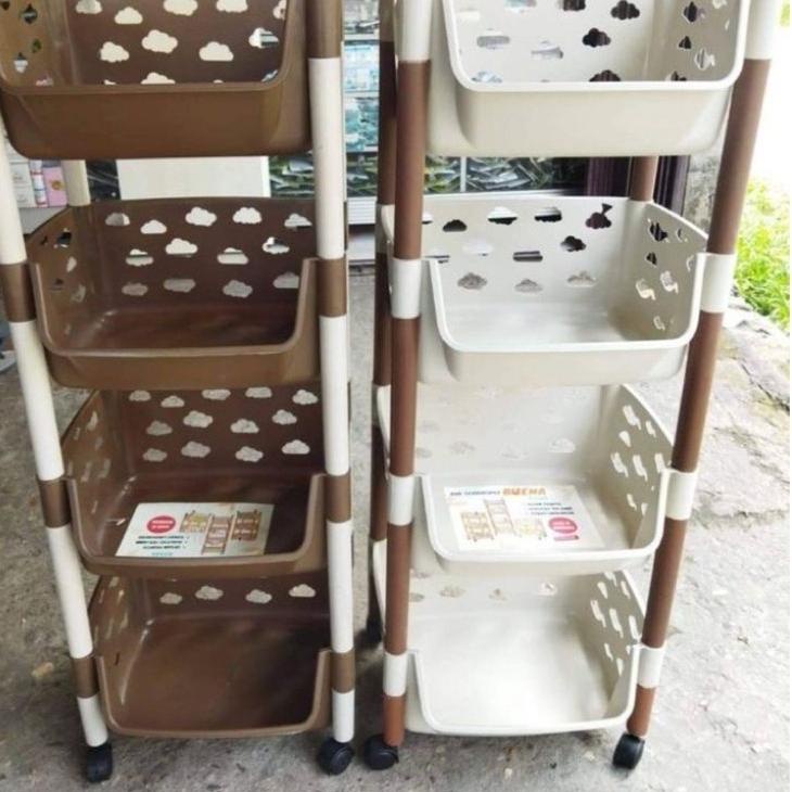 ○ RAK BUENA 4 Susun / Rak Serbaguna 4 Tingkat ✮