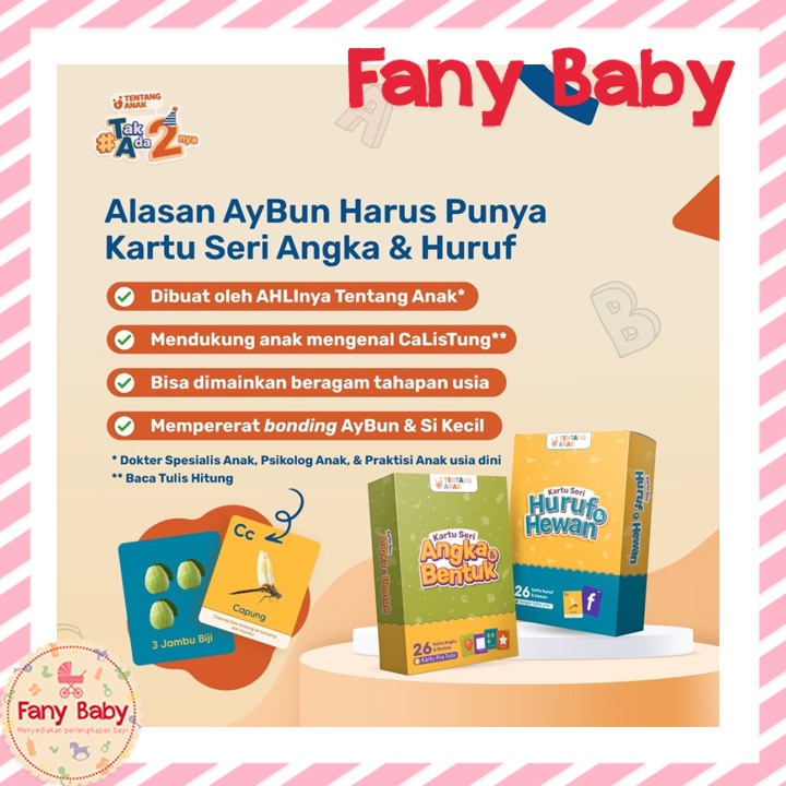 TENTANG ANAK FLASH CARD SERI ANGKA &amp; BENTUK