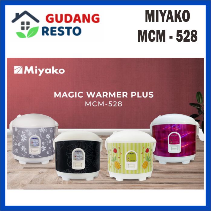 Rice Cooker 1.8 L / Magic com Miyako MCM 528 / MCM-528 / Penanak nasi