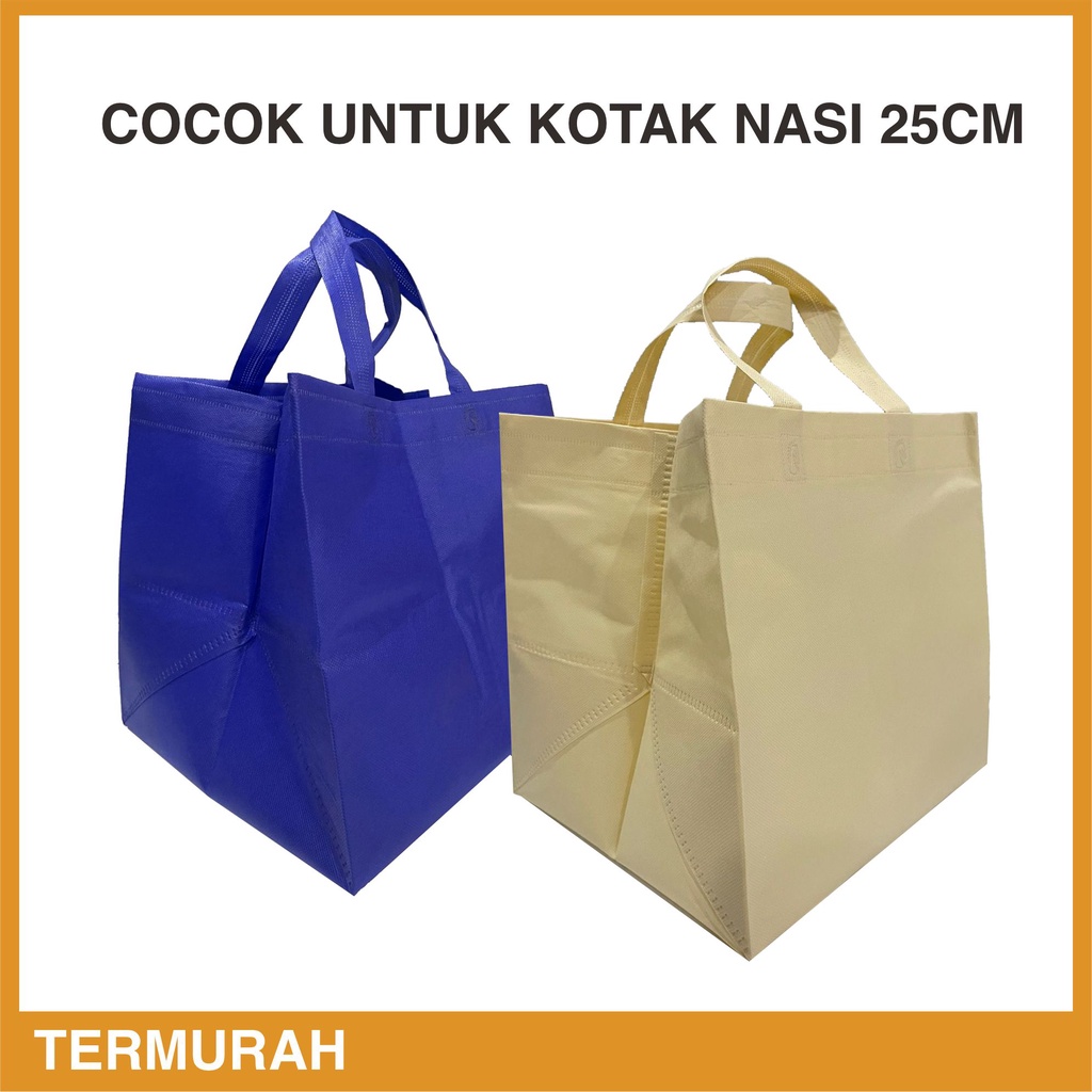 

goodie bag hantaran tas spunbond kotak nasi tote bag box nasi tas hantaran tas haul shopping bag tas bingkisan lebaran