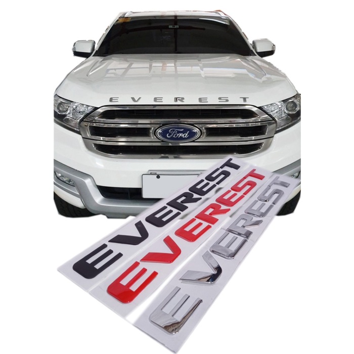 EMBLEM LOGO MOBIL TULISAN KAP MESIN FORD EVEREST