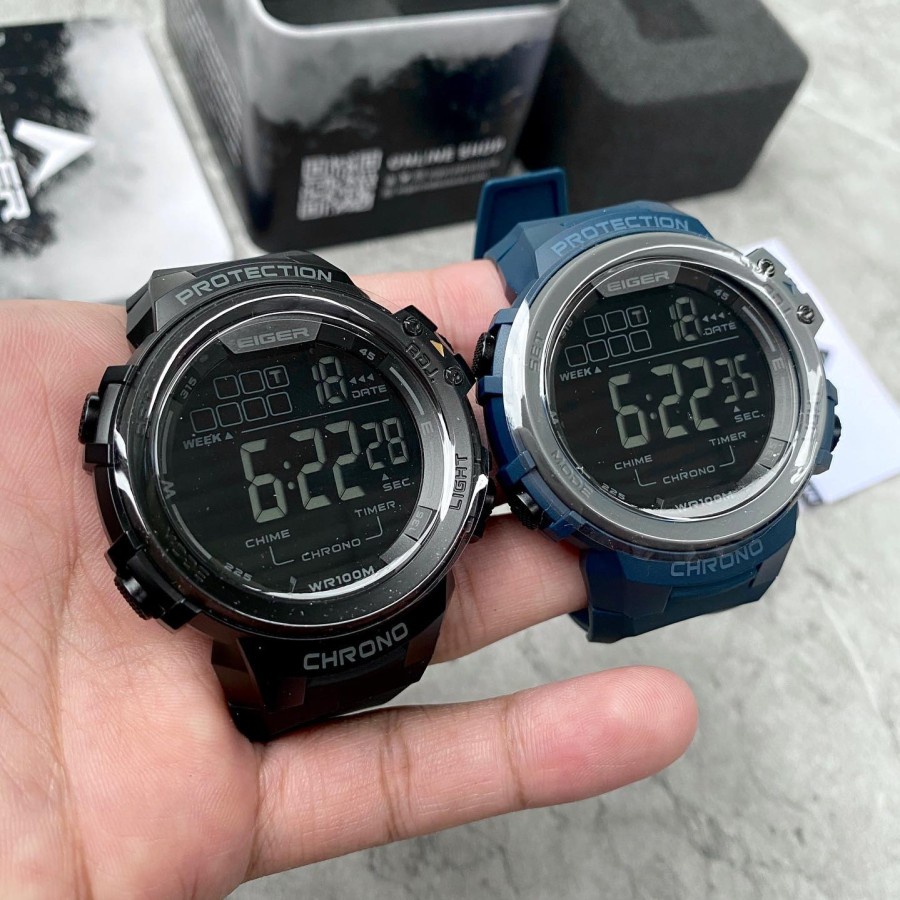 EIGER1989 JAM TANGAN DIGITAL PRIA BLANCA-MDW WATCH
