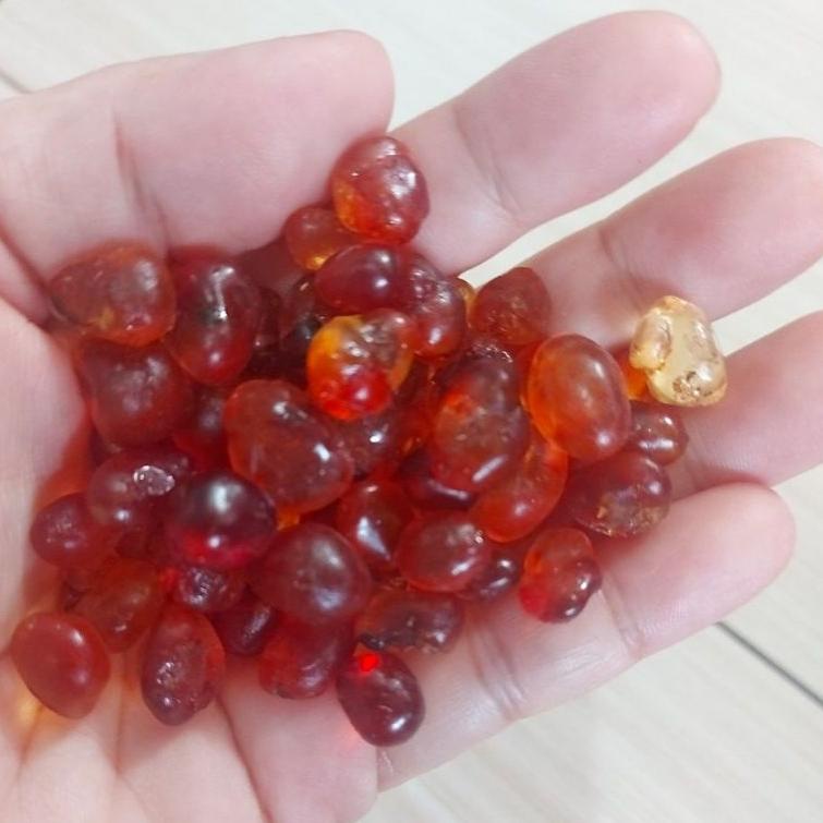 

✽ peach gum bersih 250 gr bulat ✺