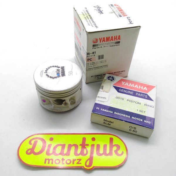 Piston Kit Piston Seher Dan Ring Seher Piston Oversize Os 50 Yamaha Crypton Vega Lama Vega R Lama Ju