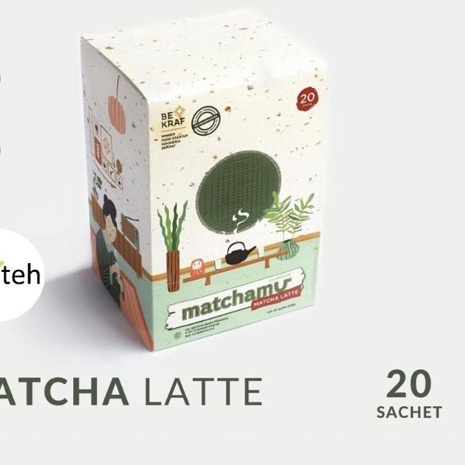 

➼ Matcha Latte Box of 20 - Matchamu ➶