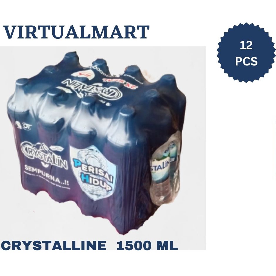 

AIR MINERAL CRYSTALLINE 1500 ML PER DUS ISI 12 BOTOL