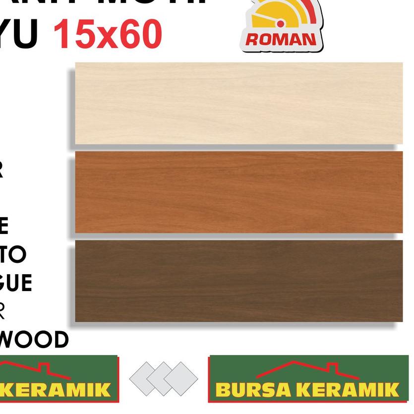 ✭ Granit Motif Kayu Roman dAlder SERIES 15x60 ✹