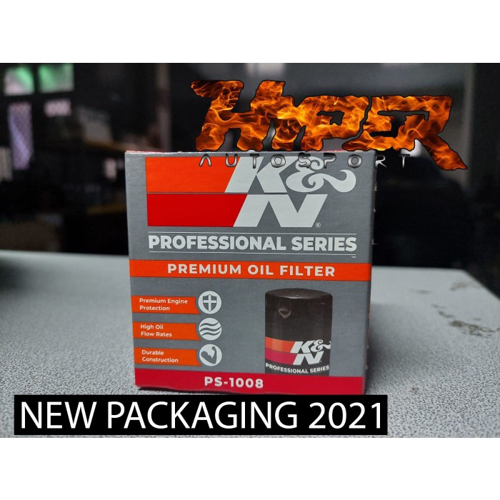 K&N PS-1008 Oil Filter Untuk Mobil Mazda Cx5, Mazda 2, Mazda 3,Mazda 6 ORIGINAL