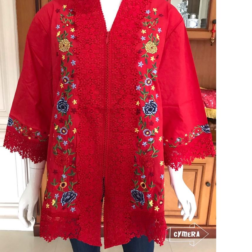 ♀ big size kebaya alexuez bordir timbul /kebaya size jumbo 6L 7L 8L /kebaya encim big size premium ☆