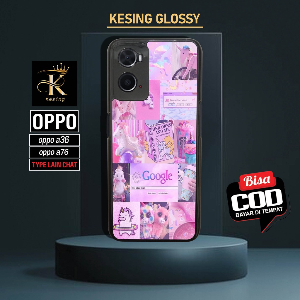 Case OPPO A36 / OPPO A76 Terbaru - Kesing Hp OPPO A36 - Hardcase OPPO A76 -  Cassing Hp - Silikon Hp