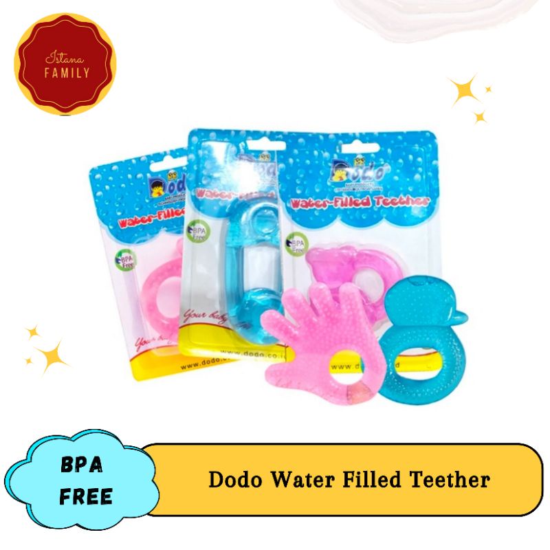 Dodo Mainan Gigitan Bayi Water Filled Teether