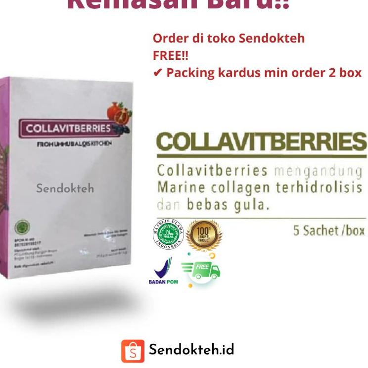 

♕ Colla Vit Berries from Booster Factory (Ummubalqis Kitchen) 1 box 5 sachet collavitberries ☺