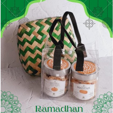 

Hampers Bag Trasnparan Tas Pvc Kantong Lebaran Ketupat Idul Fitri - Hijau Lumut 083
