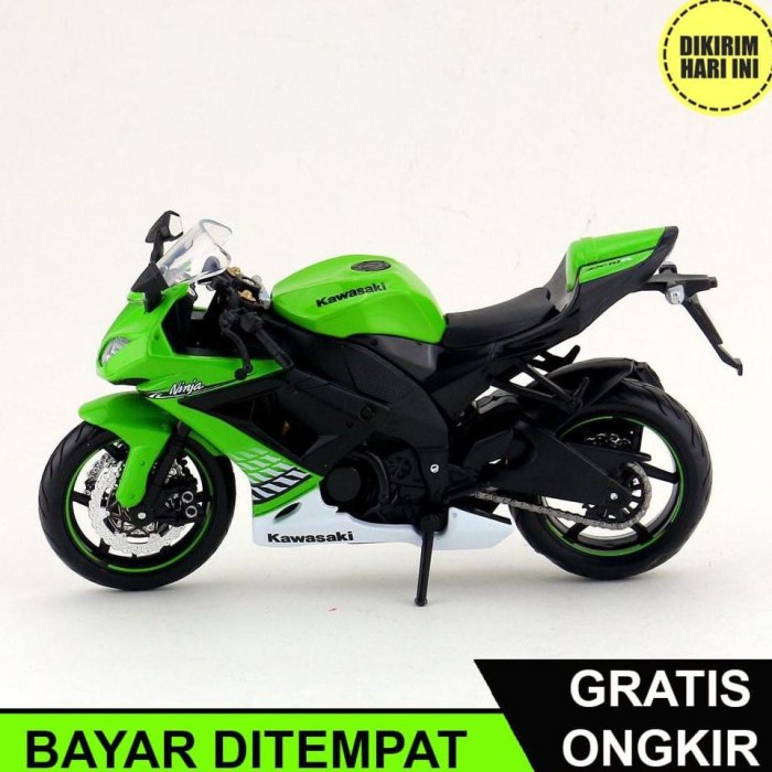 BAYAR DITEMPAT DC422 MAISTO KAWASAKI NINJA ZX 10R MAISTO MOTOR DIECAST TERLARIS