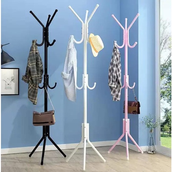 Stand Hanger Coatrack Gantungan Baju Jaket Topi Tas Multifungsi