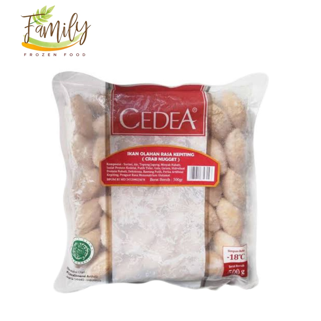 Cedea Nugget Kepiting 500gr Frozen Food Grosir