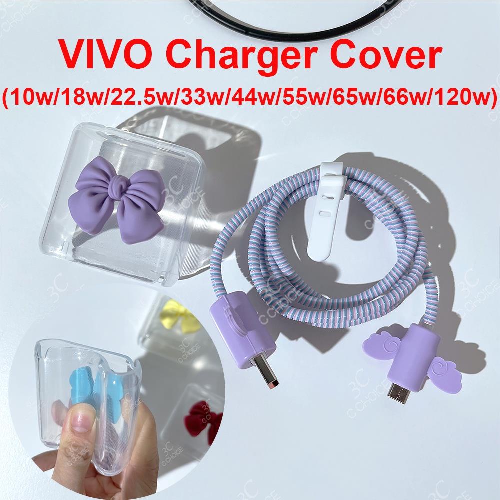 5IN1 Charger Protector  VIVO Cover 10W/18W/22.5W/33W/44W/55W/65W/120W cable winder USB Port to Type 