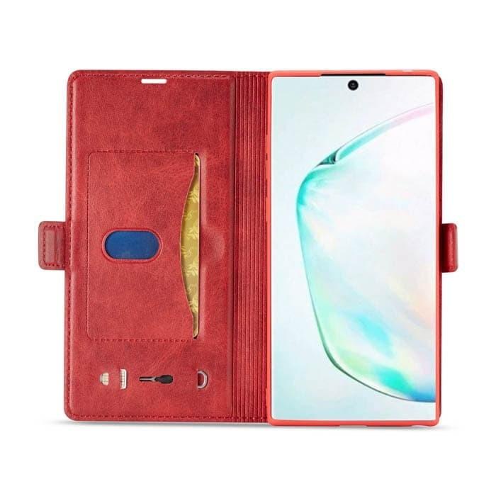 IPHONE XS MAX LC.IMEEKE Cover Leather Case Flipcover Wallet slot card