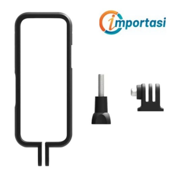 Protective Frame Cage INSTA360 X3 Hard Case Bumper Cover 1/4 inch Drat