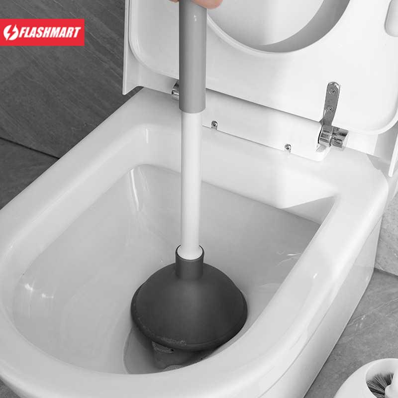 Flashmart Sikat Toilet Brush And Plunger Combo With Holder - FX-04