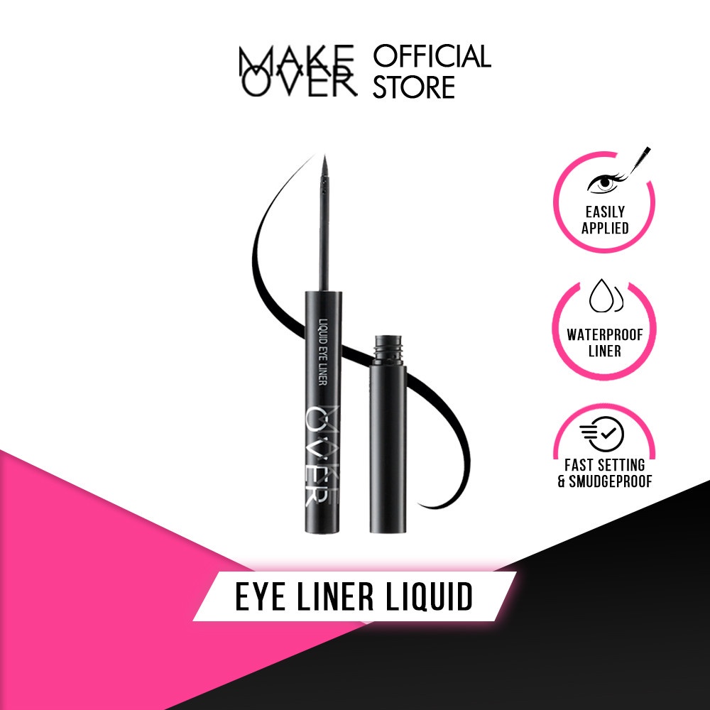 MAKE OVER LIQUID EYE LINER BLACK