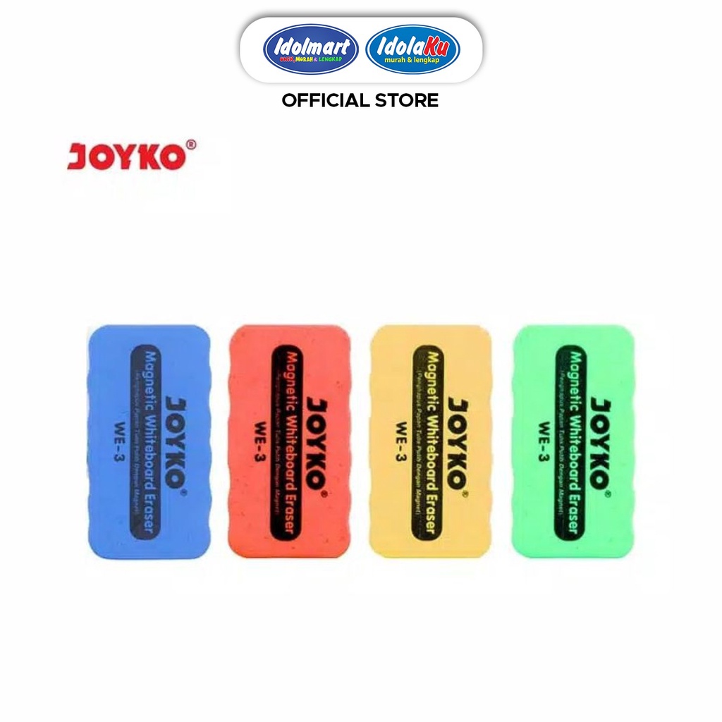 

IDOLAKU Whiteboard Eraser Penghapus Papan Tulis Putih Joyko WE-3 Magnet