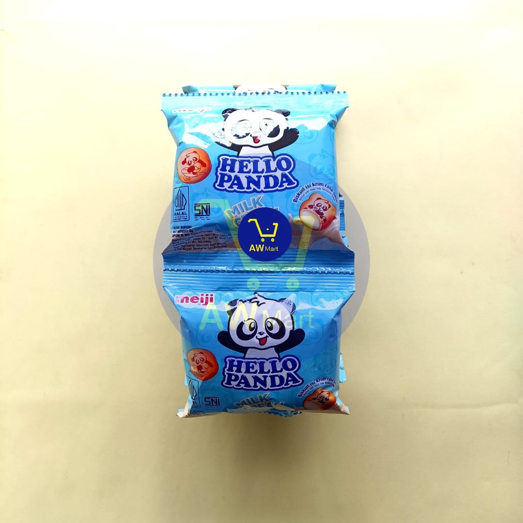 HELLO PANDA RENCENG ( 10 SACHET X 8GRA) - COKELAT, STRAWBERRY, COOKIES AND CREAM, DOUBLE CHOCO, MILK ALL VARIAN