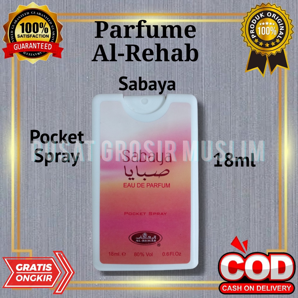 Termurah Parfum Al Rehab Pocket Spray 18ML Asli Arab 100%!!!