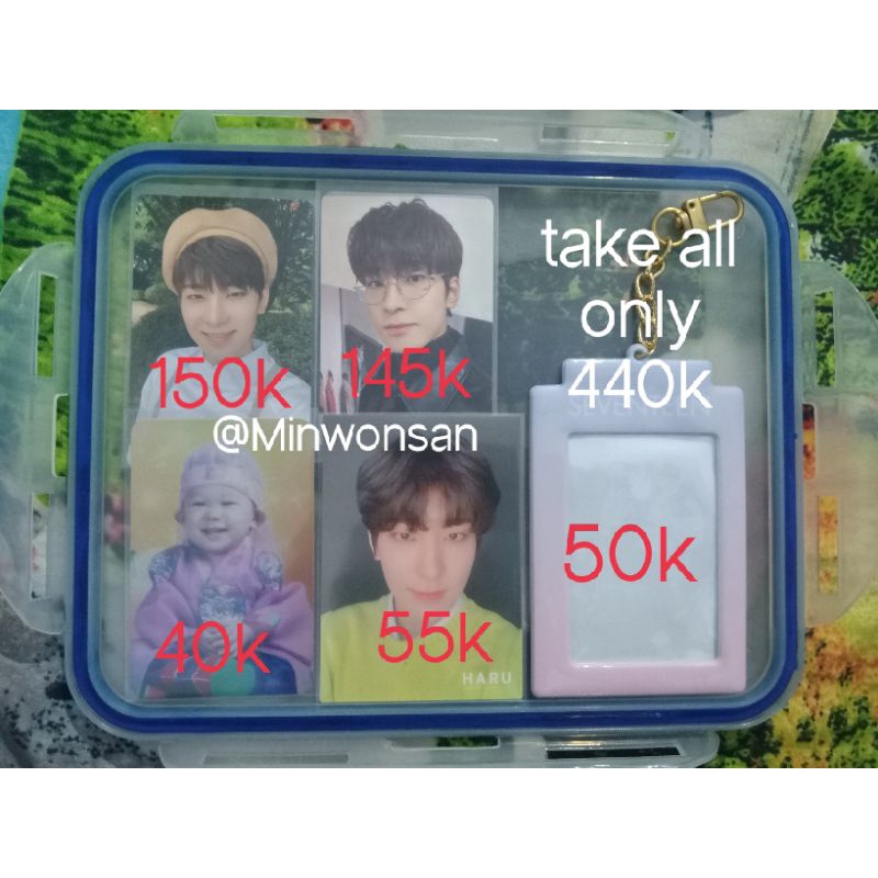 SEVENTEEN SVT WONWOO BENEFIT YIZHIYU SEMICOLON AN ODE HOPE BARET CARD HOLDER CAHOL DICON