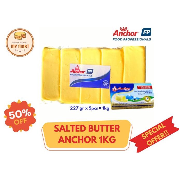 salted butter anchor 1kg repack