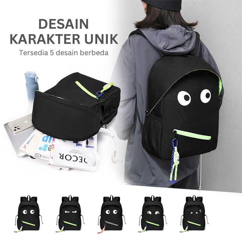 Uphike Tas Ransel Laptop Kerja Sekolah Pria Fashionable Backpack New Arrival Waterproof multifungsi TR611