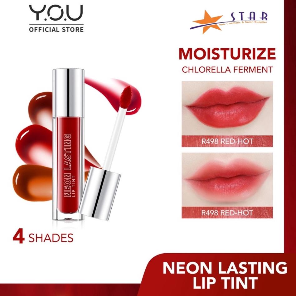 ➼ ✨STAR✨ [new] YOU Neon Lasting Lip Tint | Tahan Lama Hingga 12 Jam / lip tint you / lip tint baru /