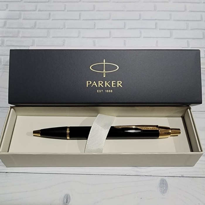 

Pulpen Parker IM LQ Black GT Ballpoint Free Grafir Nama