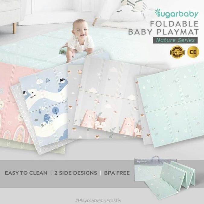 Sugar Baby Foldable Baby Playmat / Karpet Lipat Playmat Lipat Bayi