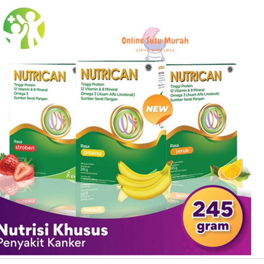 

✪ NUTRICAN SUSU TINGGI PROTEIN KHUSUS PASIEN KANKER 245 GRAM ♥