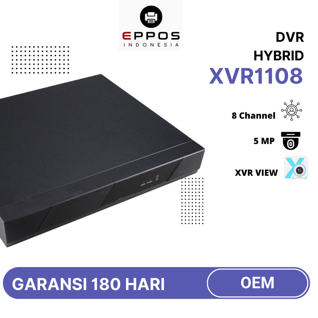 DVR 8CH Hybrid CCTV 5MP - XVR1108 Universal [XVR VIEW]