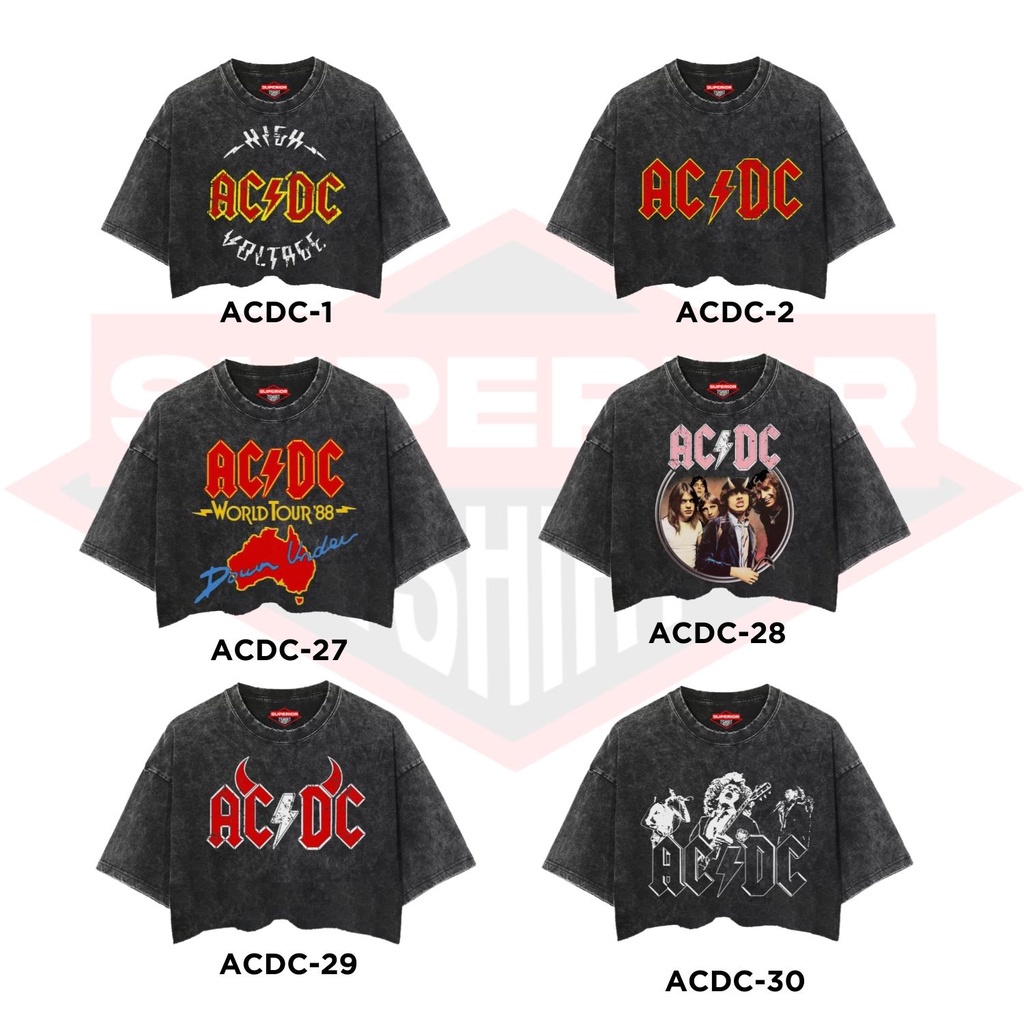 Crop Tee ACDC