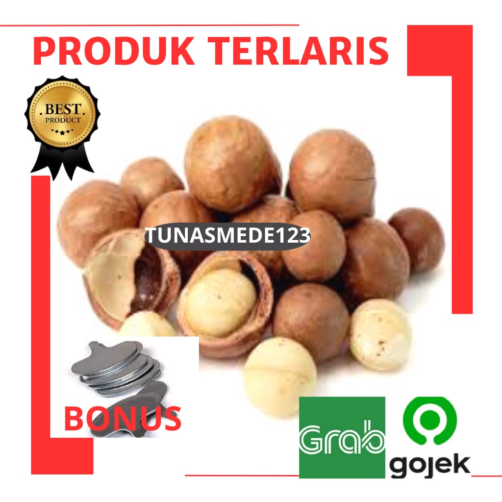 

Kacang makadamia rosted super 1kg