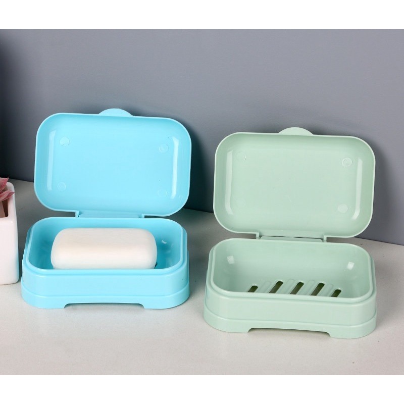 FYGALERY HL0314 Tempat Sabun Batang Motif Kotak Sabun Mandi Batangan Tempat Sabun Mandi Murah