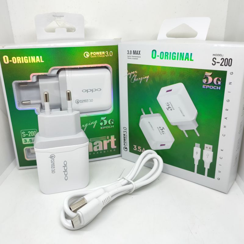 Charger Oppo S200 5G 3.5A Quick Charge Micro USB