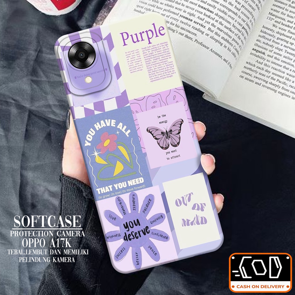 Case Hp Oppo A17K Terbaru - Soft Pro Camera - Softcase Oppo A17K Terbaru - Casing Oppo A17K - Kesing