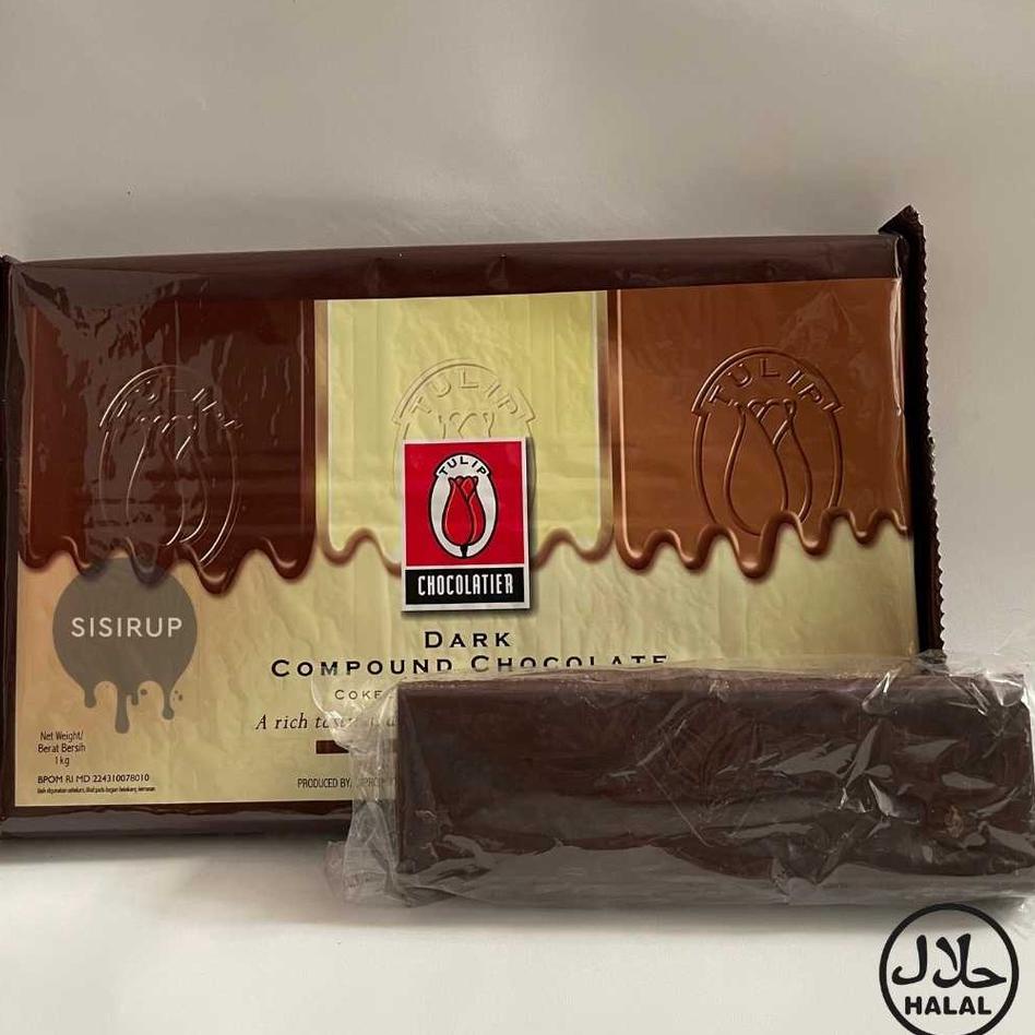 

♂ 1 KG DARK CHOCOLATE TULIP 1 KG / DARK COMPOUND TULIP ✬