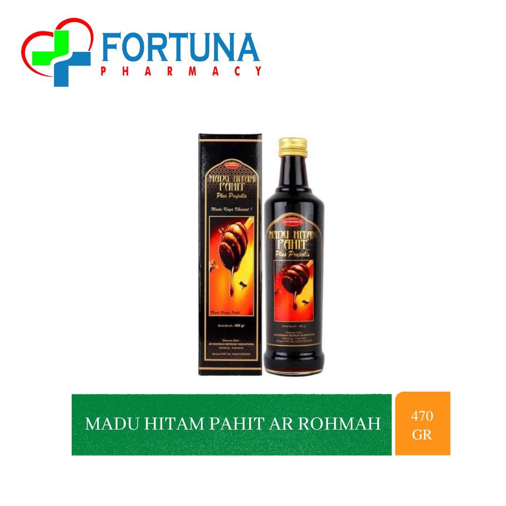 

Madu Hitam Pahit Plus Propolis Ar Rohmah 470g