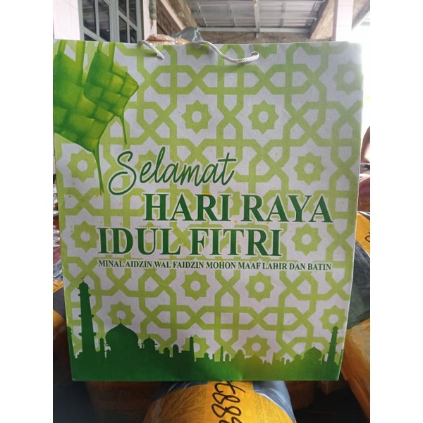 paperbag tas kertas LEBARAN IDUL FITRI/TAS PARCEL