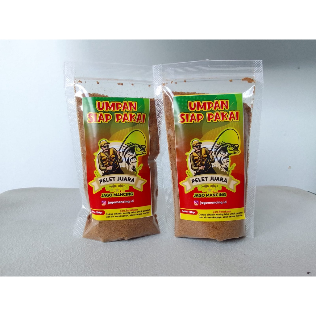 UMPAN PELET JITU SIAP PAKAI MANCING IKAN MAS HARIAN